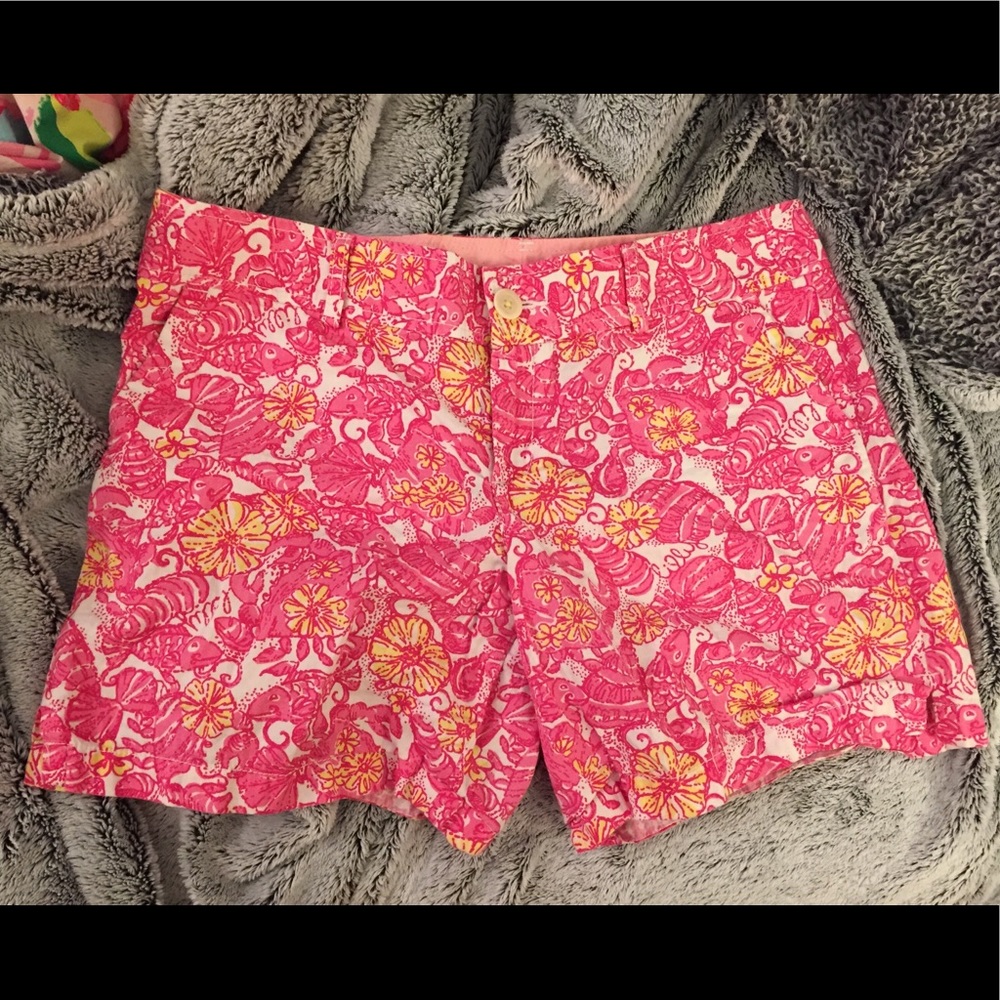 lilly pulitzer pink callahan shorts